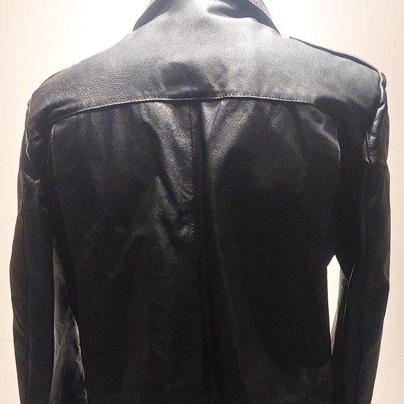 Vintage Men's Biker Jacket. Size 44cm / XL - Picture 5 of 13